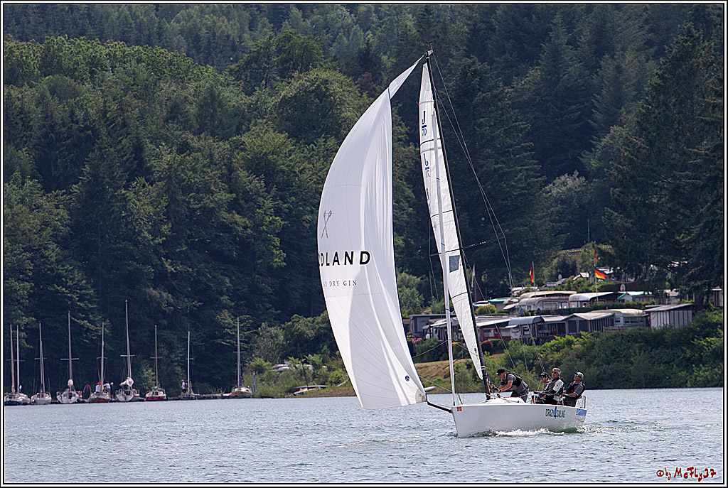 J70 - WOODLAND, 12.06.2021 Segelboot; Segeln; Woodland; Spinnaker; J70; Sorpesee; Sauerland